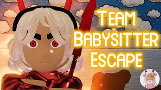 Team Babysitter Escape! (TEAMWORK OBBY) - Roblox Obby Gameplay Walkthrough No Death[4K]