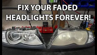 BMW E46 Headlight Reconditioning DIY