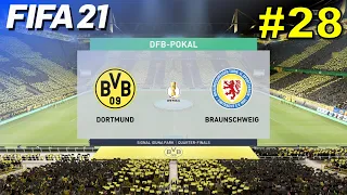 Borussia Dortmund Career Mode #28: vs. Braunschweig - FIFA 21 | PS5