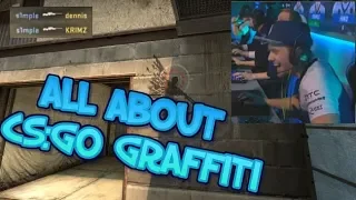 CS:GO PRO MOMENTS THAT ADDED GRAFFITI TO MAPS