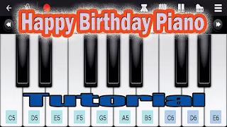 Happy Birthday Perfect Piano Tutorial | Happy Birthday Easy Tutorial | mobile Piano Tutorial