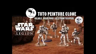 Tuto peinture CLONE Star Wars Legion (Valable aussi pour les STORMTROOPERS)