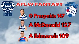 PRESPAKIS GOES LARGE- Game Review Geelong vs Western Bulldogs - AFLW Fantasy 2023