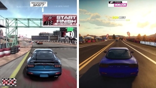 Need for Speed Shift vs Forza Horizon - Mazda RX-7 Graphics & Sound Comparison