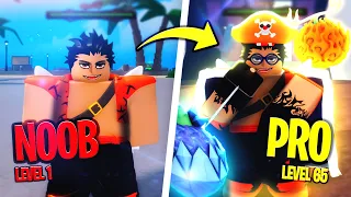 (CODE) Going From NOOB To PRO In New Roblox LEGACY PIECE (1-65)