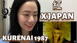 First Reaction to 紅 X JAPAN - KURENAI Live 1987