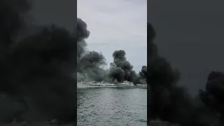 Bridge Marina Boat Fire (Salisbury, MA)