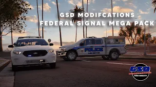 2023 Federal Signal Mega Pack | Models By : GSD Modifications | 4K