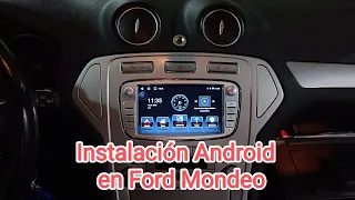 Radio Android en Ford Mondeo #mondeo #android #instalación #multimedia