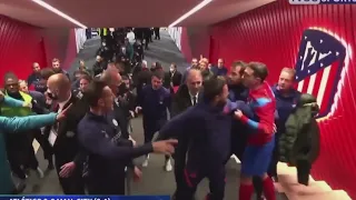 Atletico Madrid vs Man City Entire Tunnel Fight