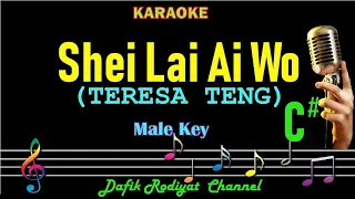 Shei Lai Ai Wo (Karaoke) Teresa Teng Nada Pria/Cowok Male Key C# Mandarin Song