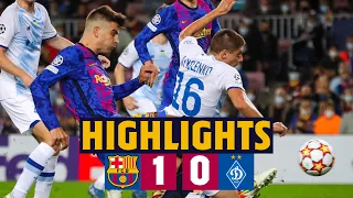 IMPORTANT WIN! 💪🔵🔴HIGHLIGHTS | Barça 1–0 Dinamo Kiev | Uefa Champions League Group Stage