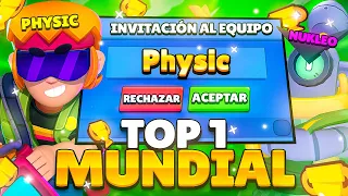 ¡EL TOP 1 del MUNDO me INVITO a PUSHEAR! @Physic02| BRAWL STARS