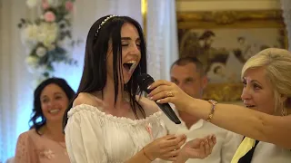 Смішний конкурс з гостями з дюбелем в роті. Українське весілля.