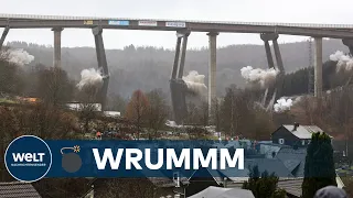 A45-Talbrücke in NRW GESPRENGT - Höchste deutsche Brücke, die je gesprengt wurde