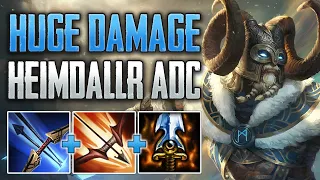 HITTING HARD WITH HEIM! Heimdallr ADC Gameplay (SMITE Conquest)