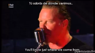 Metallica - Damage inc [Lyrics y Subtítulos(Español)]