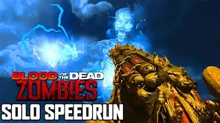 Solo Blood of the Dead Speedrun (Black Ops 4 Zombies)