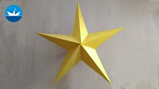 Большая звезда из бумаги/Large paper star/Оригами/DIY