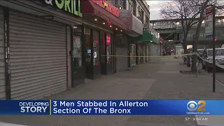 Three people stabbed during argument in the Bronx