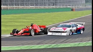 Ferrari F1 2018 vs BMW March M1 - Monza