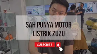 perdana membeli motor listrik zuzu by SMOOT