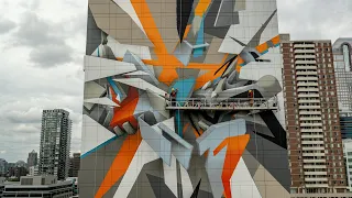 Daim - Graffiti - Tallest Mural in the World - Bump Festival - Calgary - 2022