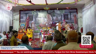 Shreemad Bhagwat Katha Parayan - SSHT - London - Aug 2022 - Day 2