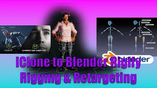 iClone to Rigify in Blender through CC/iC Blender Tool Addon