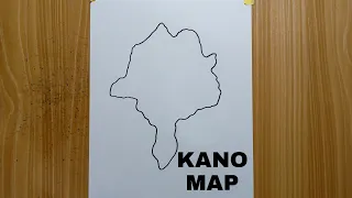 HOW TO DRAW MAP OF KANO IN NIGERIA