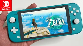 Zelda: Tears of the Kingdom Nintendo Switch LITE Gameplay