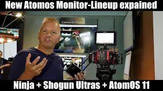 New ATOMOS Monitor Lineup explained: Ninja + Shogun Ultra, AtomOS 11 ...