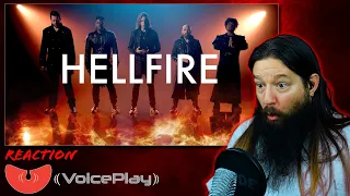 THAT IS A DISNEY SONG?! Reaction to VoicePlay - Hellfire