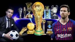 LIONEL MESSI VS  CRISTIANO RONALDO all trophy and awards Compared 2023/2024
