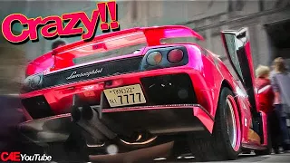 CRAZY Pink Lamborghini Diablo GT with Power Craft Exhaust! 💗🔊