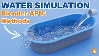 Quick Water Animation in Blender 3.0 (API methods) Easy Way || Blender Tutorial