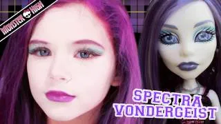 Spectra Vondergeist Monster High Doll Halloween Costume Makeup