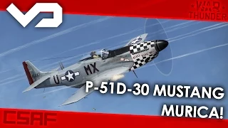 War Thunder CZ - Letadla (4.díl) - P-51D-30 Mustang - Murica! [FullHD]