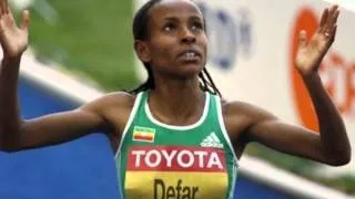 Meseret Defar wins women's 5,000 meters Gold Medal 2012 London Olympics