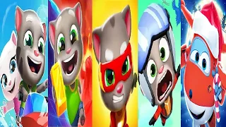 Talking Tom Hero Dash VSTalking Tom Jetski 3 Talking TOM GOLD RUN 2 Tom Sky RUN Super Wings Jett Run