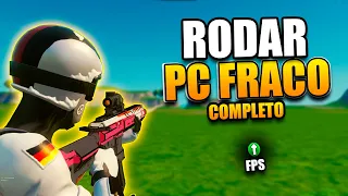 COMO RODAR FORTNITE EM PC FRACO + COMO AUMENTAR O FPS