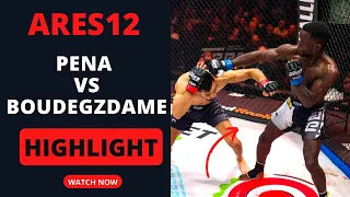 ARES 12: Demarte Pena vs Elias  Boudegzdame [Highlight]