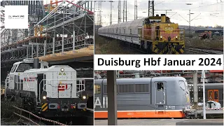 Stand Umbau Baustelle Museumsbahnhof Duisburg Hbf Januar 2024