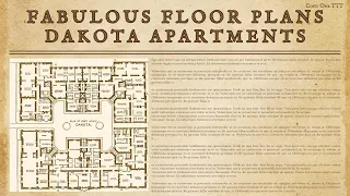 John Lennon's Home. The Dakota's Ground Floor Blueprint. Where John Lennon Lived. Photo Analysis.