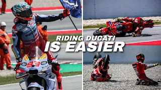 SUPERSKILL!!! Marc Marquez Explained How to Ride Ducati Better in CatalanGP MotoGP Catalunya 2024