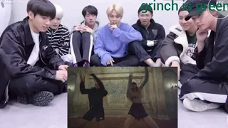 BTS REACT TO BLACKPINK LISA X KIEL TUTIN CHOREOGRAPHY