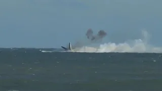 SpaceX Rocket Makes a Water Landing - Tracking Cam