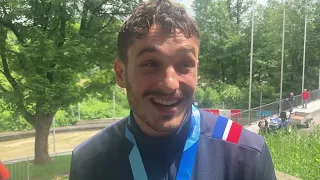 France’s Mathurin Madore secures men’s kayak cross gold in Augsburg