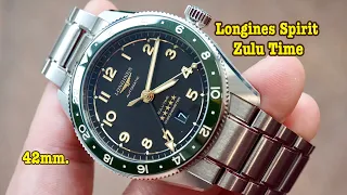 Longines Spirit Zulu Time 42mm. - Try the new straps