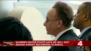 Warren Mayor Fouts says he will not resign amid recording scandal